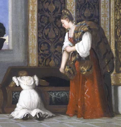 Venus von Urbino, vor 1538, Detail von 291644